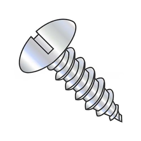 Usa Industrials Self-Drilling Screw, #10-16 x 1/2 in, Zinc Plated Steel Truss Head Slotted Drive BULK-SCRW-16637